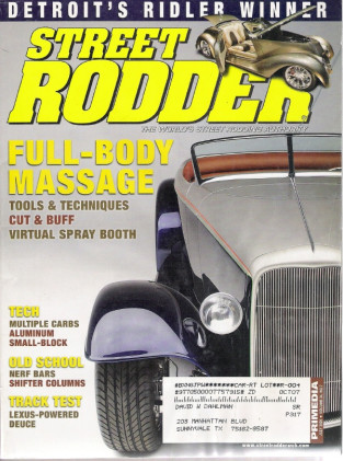 STREET RODDER 2005 JULY - OL SKOOL PAINTING, SHEETMETAL & PAINT REPAIRS MADE